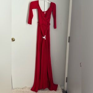 Sexy high split dress